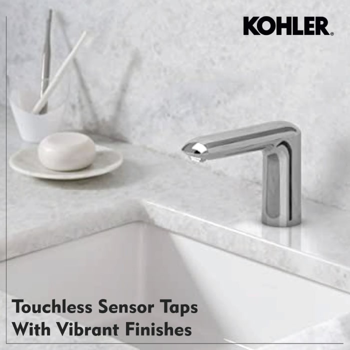 Touchless Sensor Taps with Vibrant Finishes