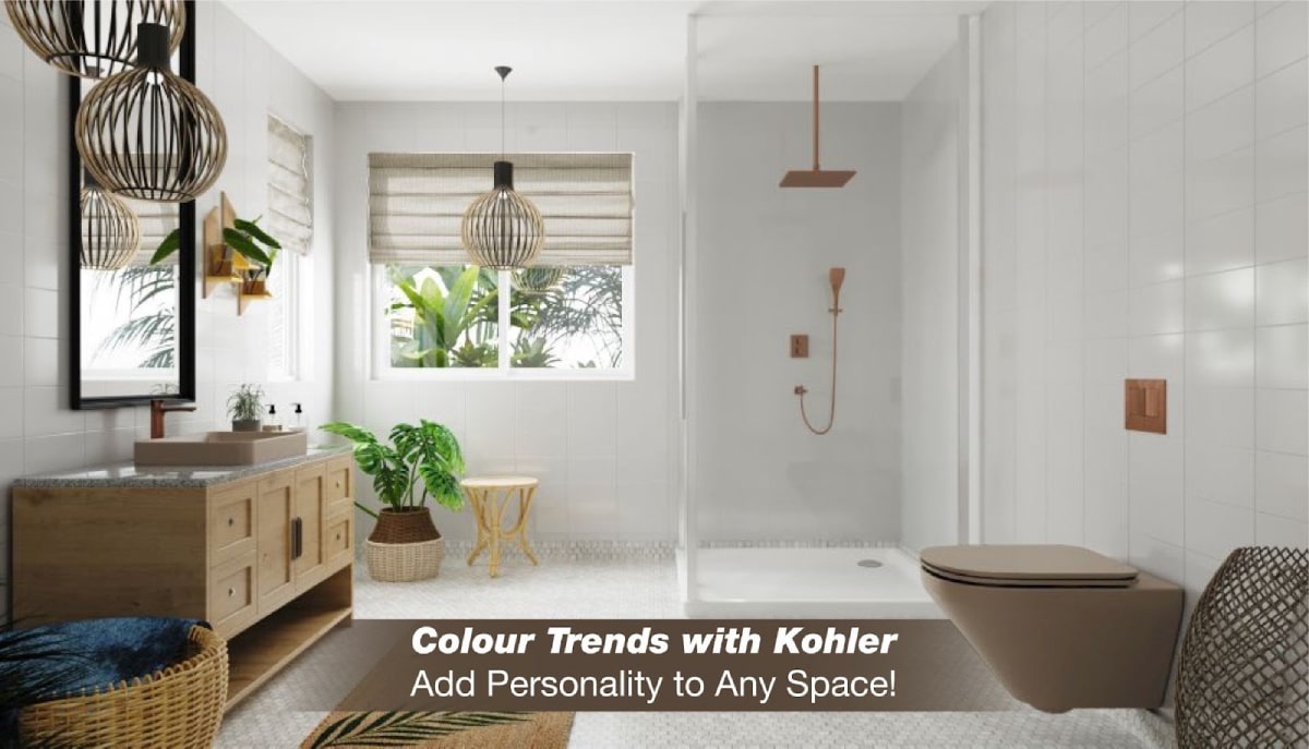 How Colours Add Personality to Your Bathroom and Kitchen with Kohler?