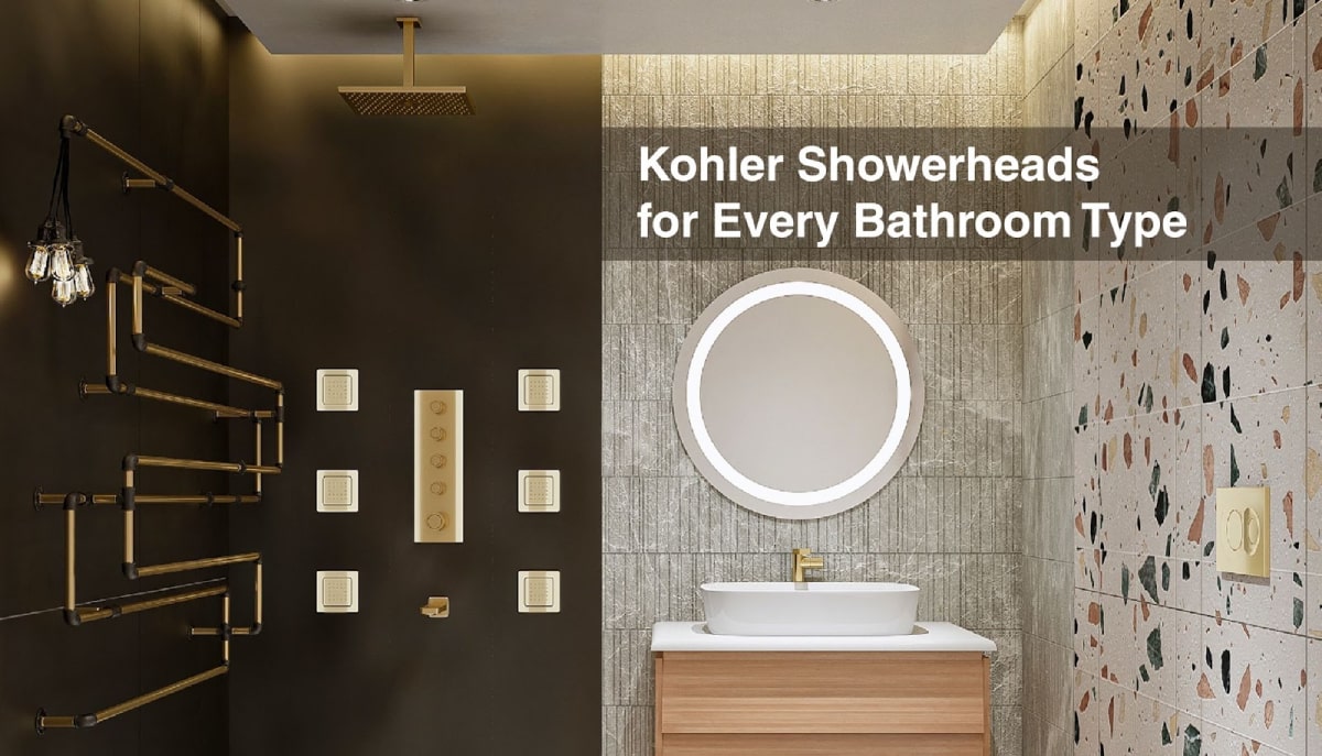 Kohler Showerheads for Every Bathroom Type