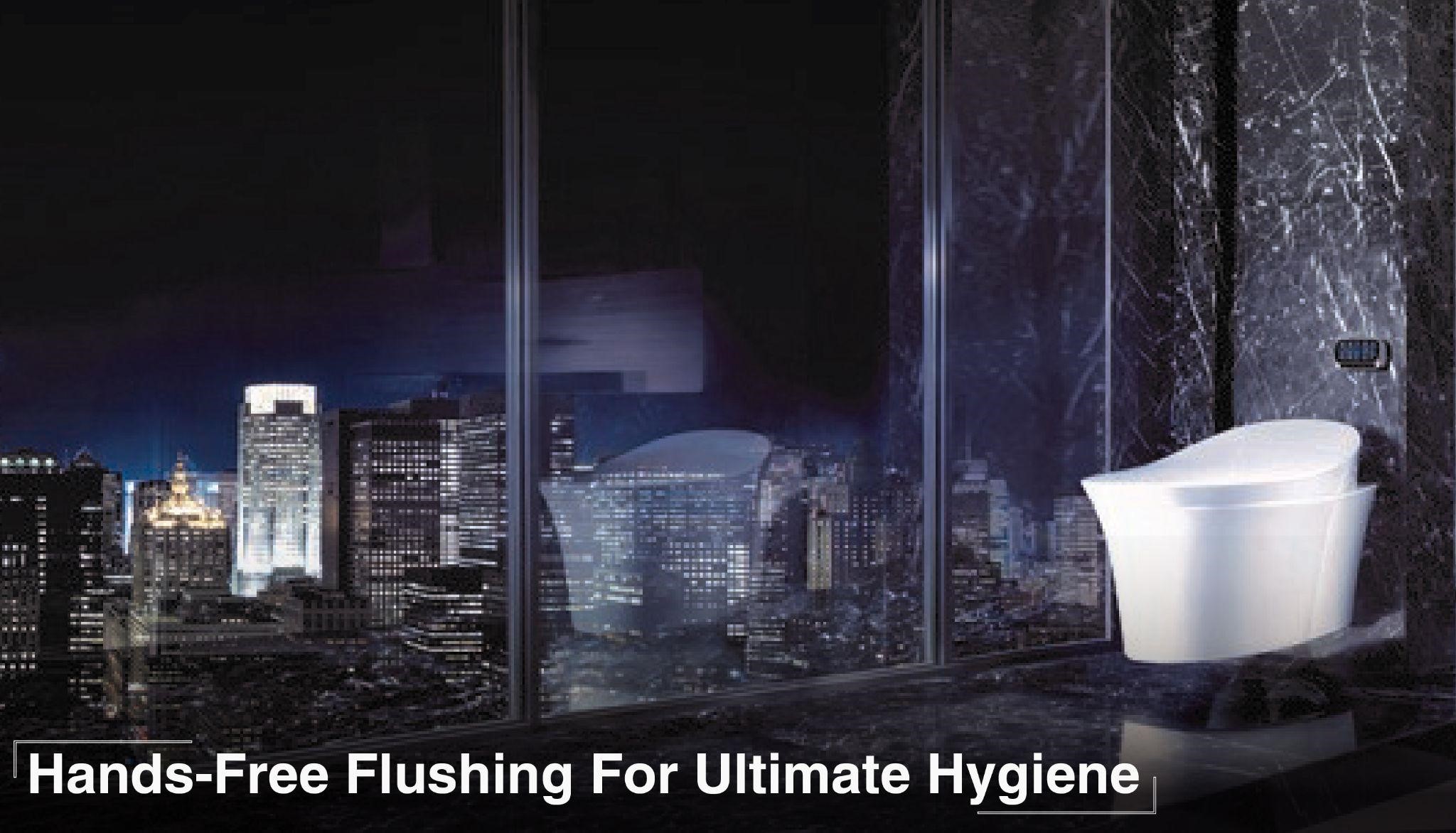 Automatic Toilet Flusher for Improved Hygiene