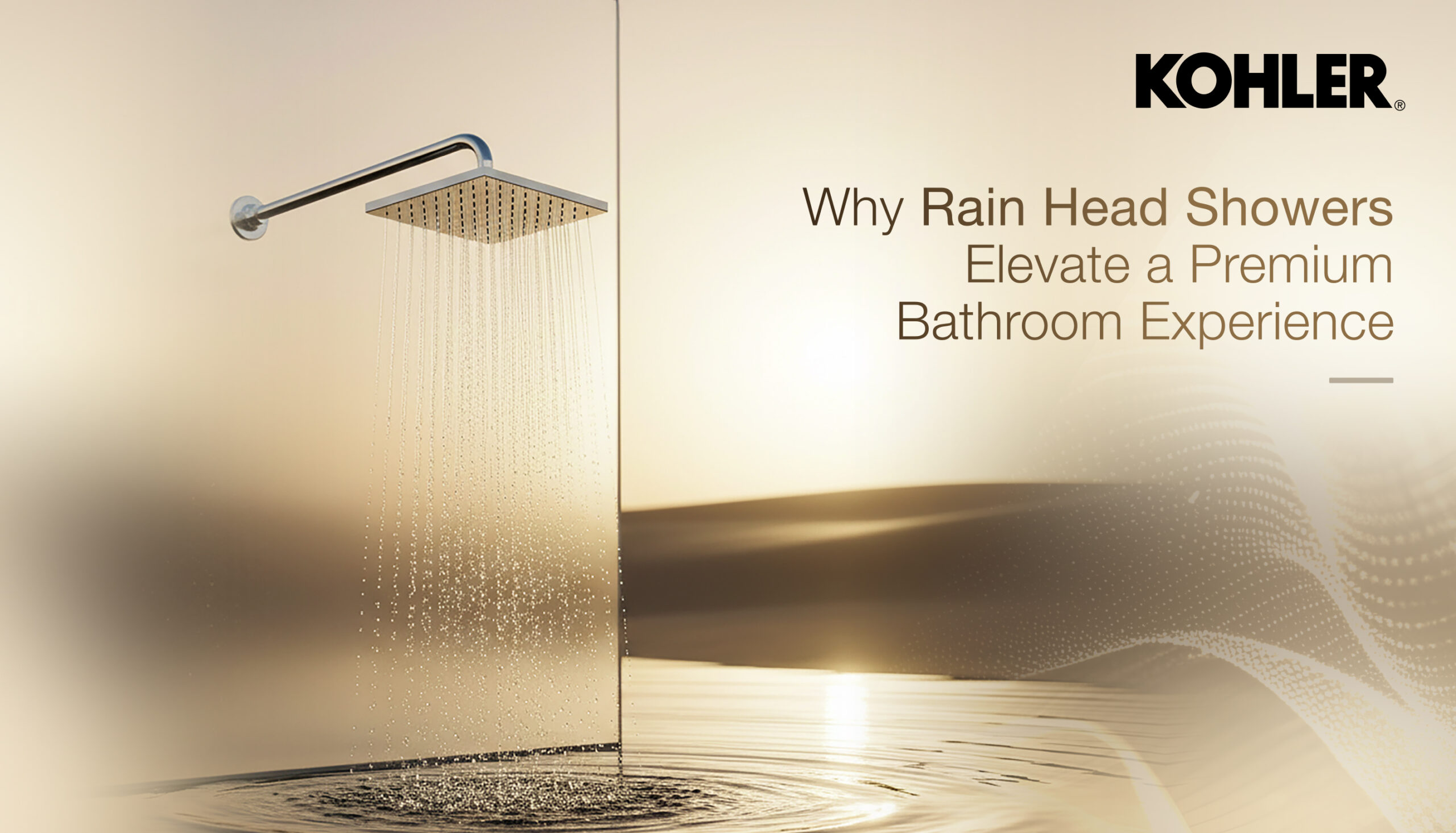 Why Rain Head Showers Elevate a Premium Bathroom Experience