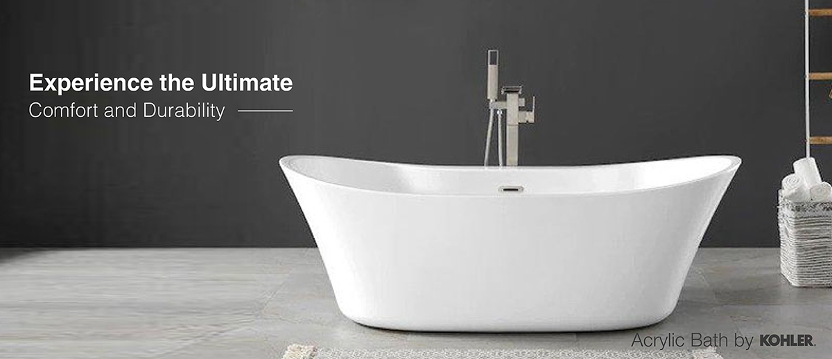How to Choose the Best Bathtub? Acrylic-bath-banner