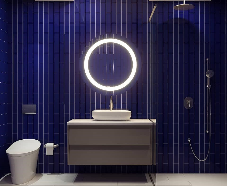Vanity mirrors with lights
