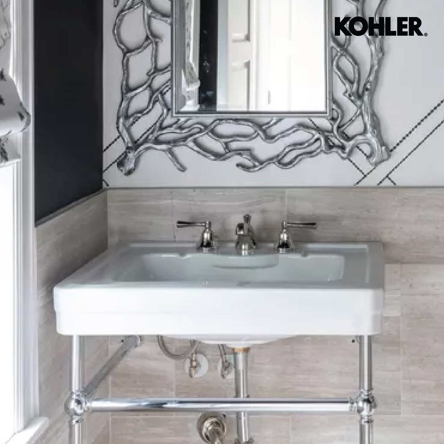 Kohler frame mirror