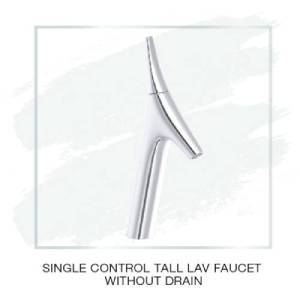 Single Control Tall Lav Faucet Without Drain